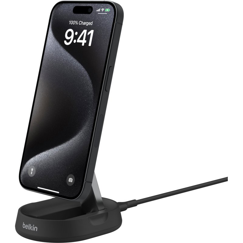 Belkin BoostCharge Pro Smartphone Noir Secteur Recharge sans fil Charge rapide Intérieure