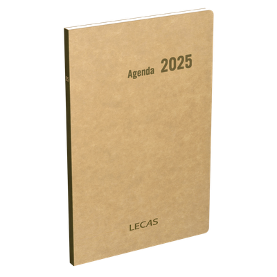 Agenda Lecas Brut -1 semaine sur 2 pages - 16 x 24 cm