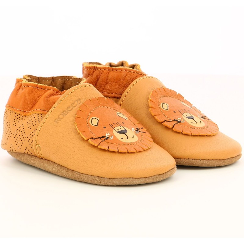 Robeez Robeez chaussons Grooar camel