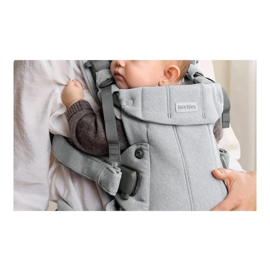 Porte-bébé Harmony   Tissé chiné / gris clair        de               BabyBjörn