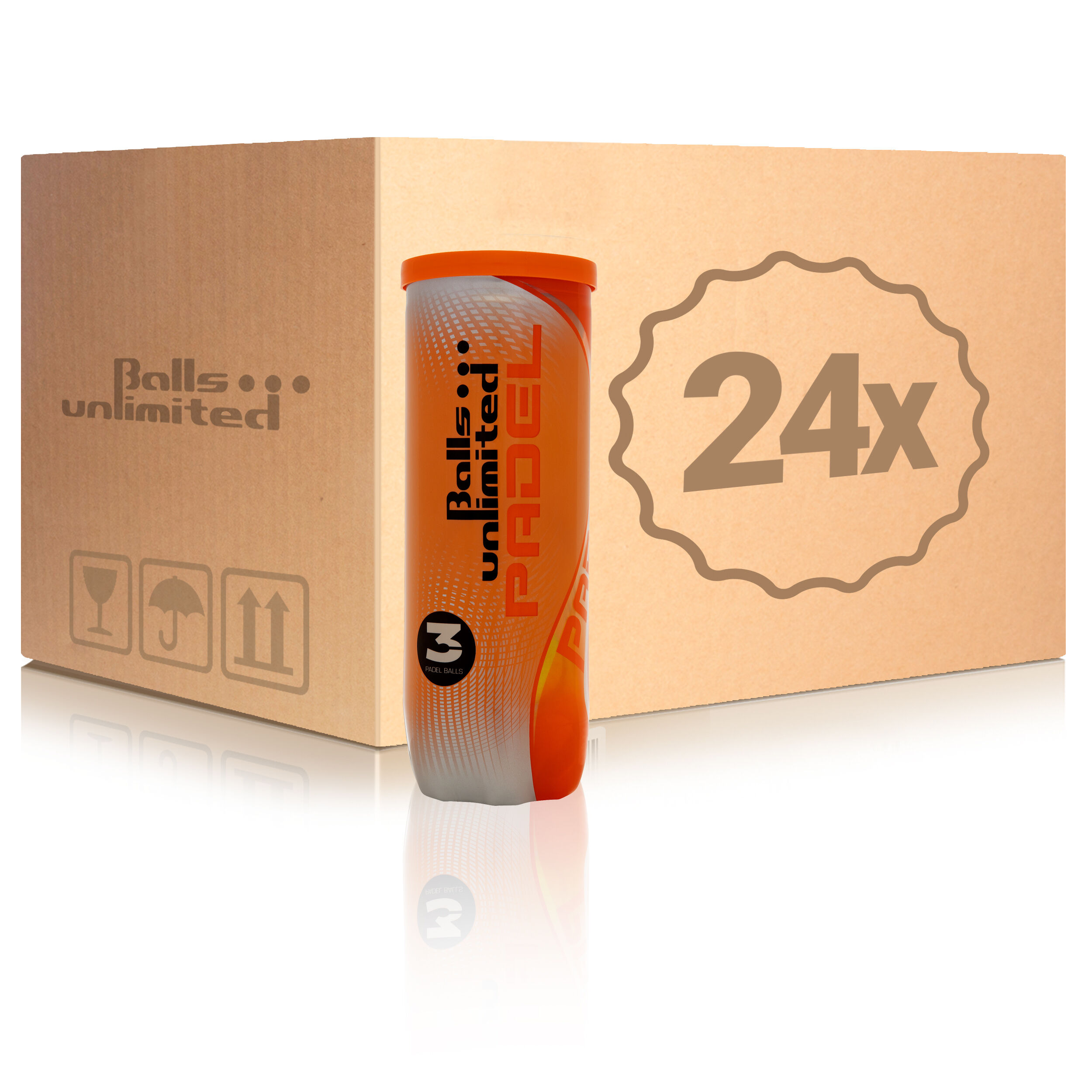 Balls Unlimited Padel Ball 24 Tubes De 3 En Carton