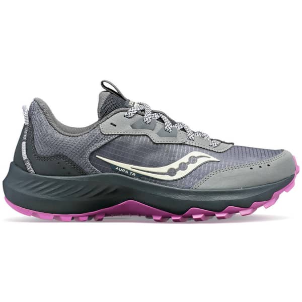 Chaussure trail SAUCONY AURA TR W FOSSIL/GRAPE