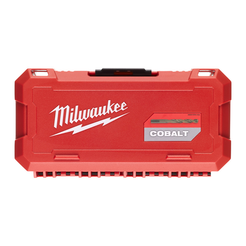 Milwaukee metaalboren set HSS-GC RED Cobalt 19-delig