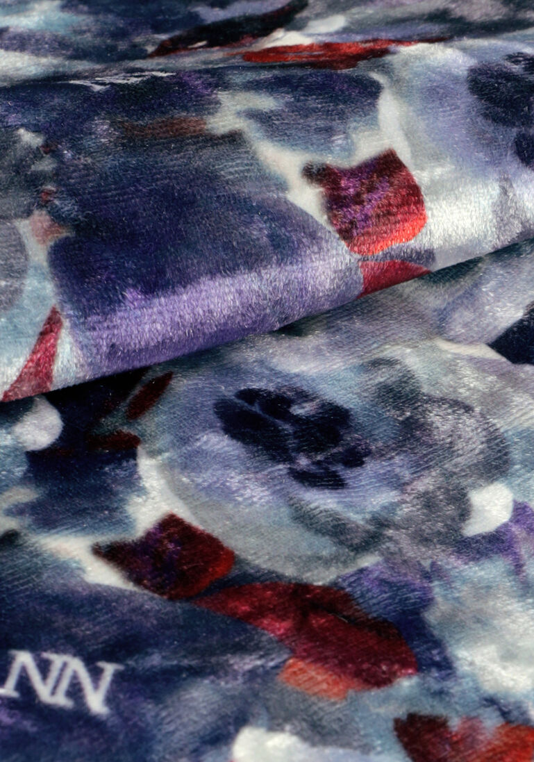 NIK & NIK paarse nik & nik top velvet flower top