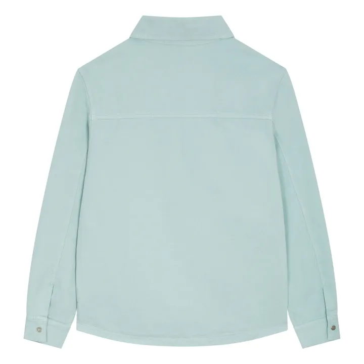 SMALLABLE BASICS Chemise en Denim Homme | Vert Menthe