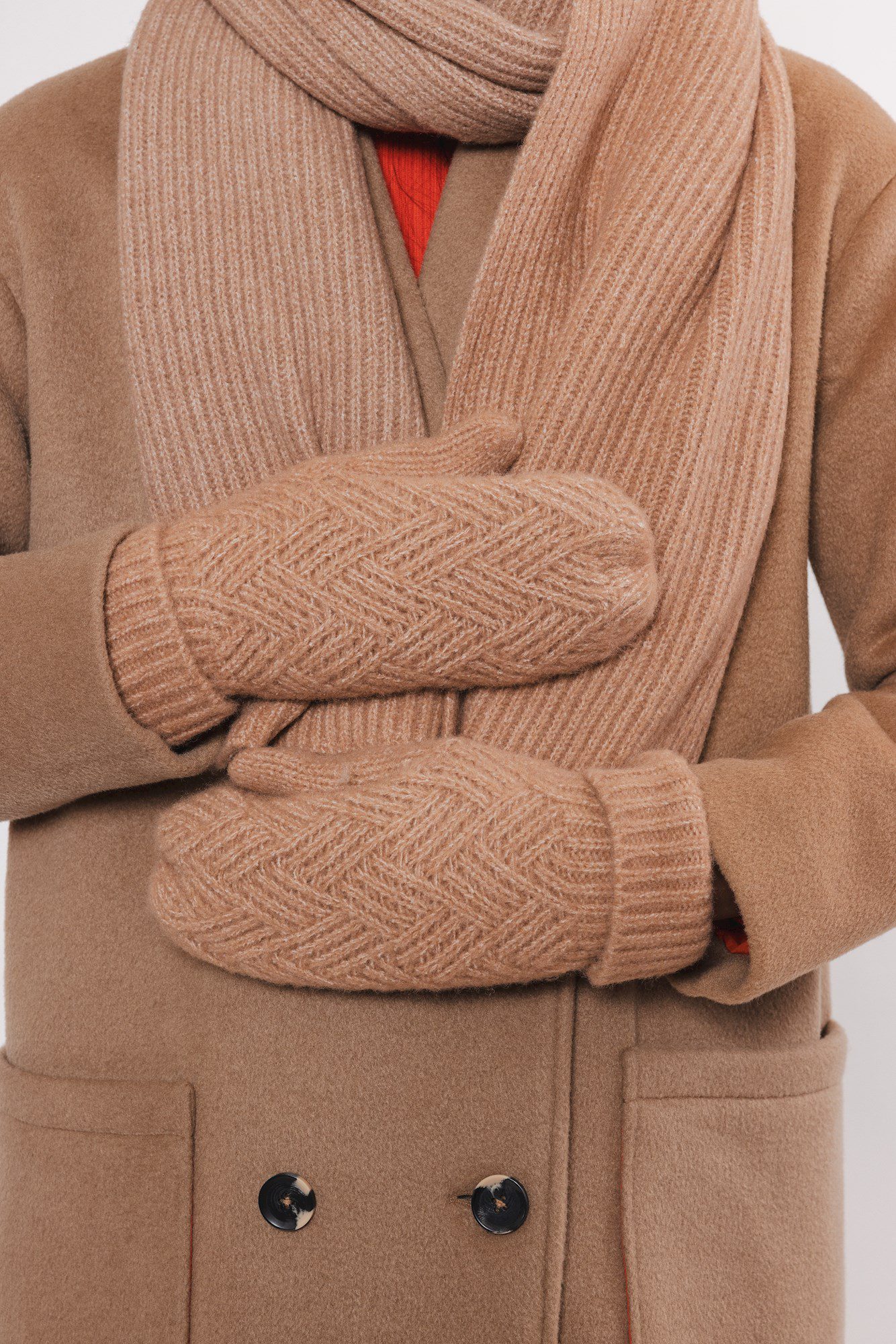 Rino & Pelle - Rorie Knitted Gloves - Twig