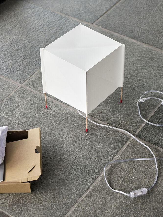 Hay Paper Cube Table Lamp-ECOPET Paper