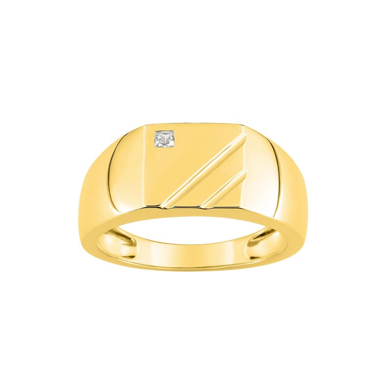 Chevalière homme - Or 18 Carats