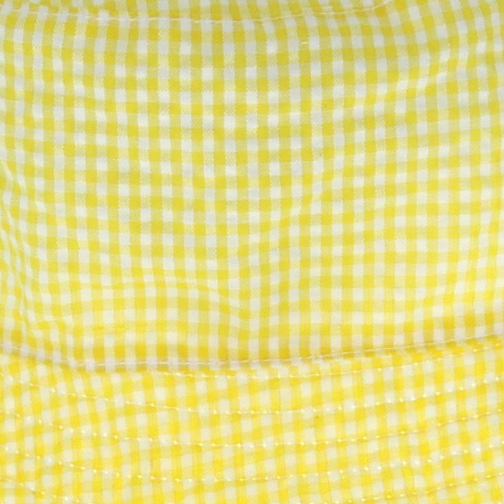Bob vichy jaune