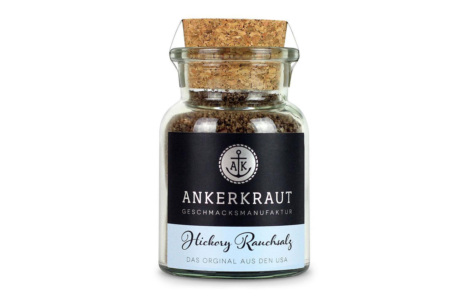 Gewürz Hickory Rauchsalz 75 gGeräuchertes Meersalz