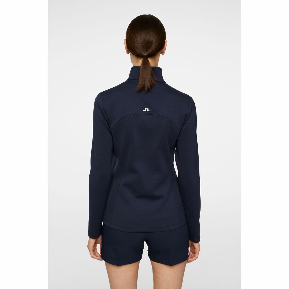 Lorelei Quarter Zip Midlayer Dame Navy