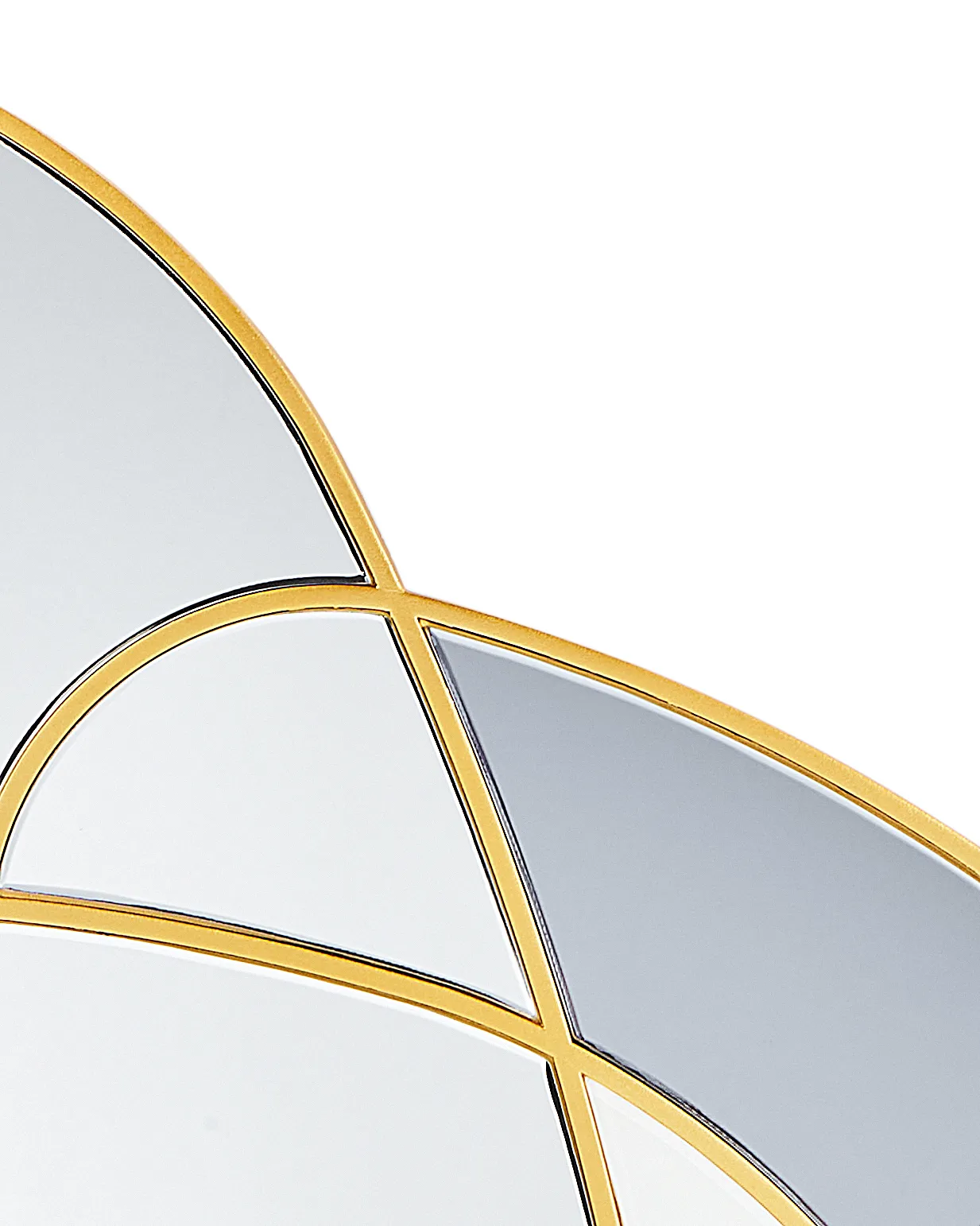 Wandspiegel TAILLY 99 cm 89 cm Goud
