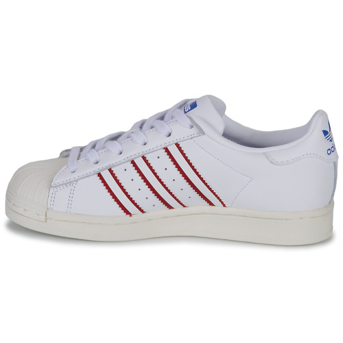 adidas Originals - SUPERSTAR J - Blanc / Rouge