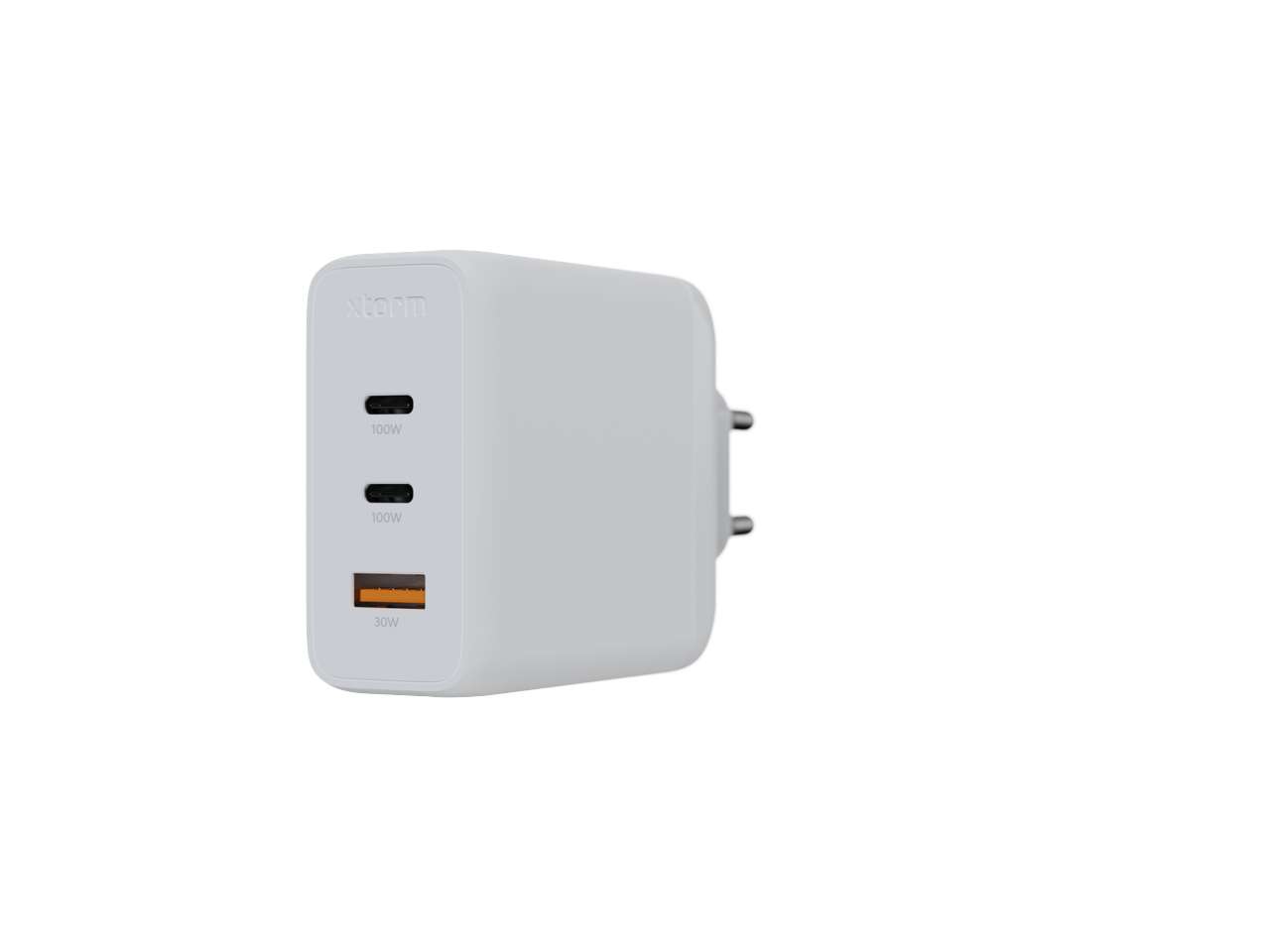 Xtorm - 100W GaN2 Ultra hjemmeoplader 2xUSB-C/USB-A Hvid