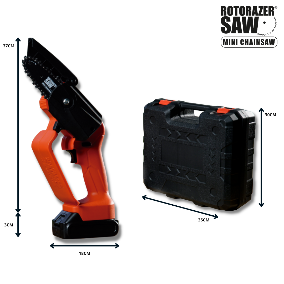 Mini tronçonneuse électrique - trickblade pro - rotorazer mini chainsaw