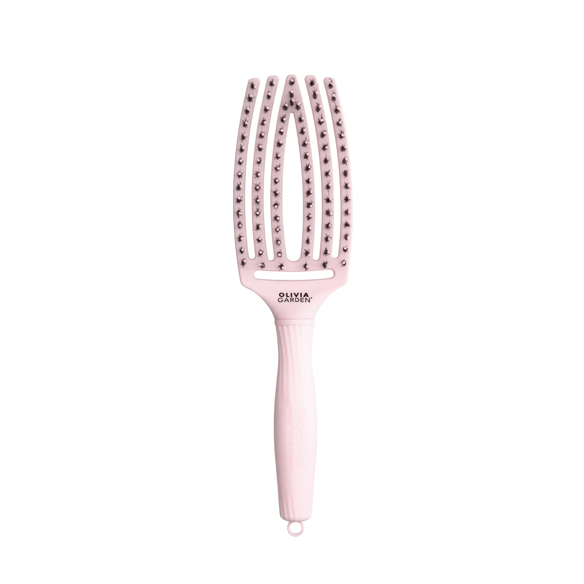 Brosse FINGERBRUSH CARE ICONIC Pastel Pink Sanglier & Nylon Taille M