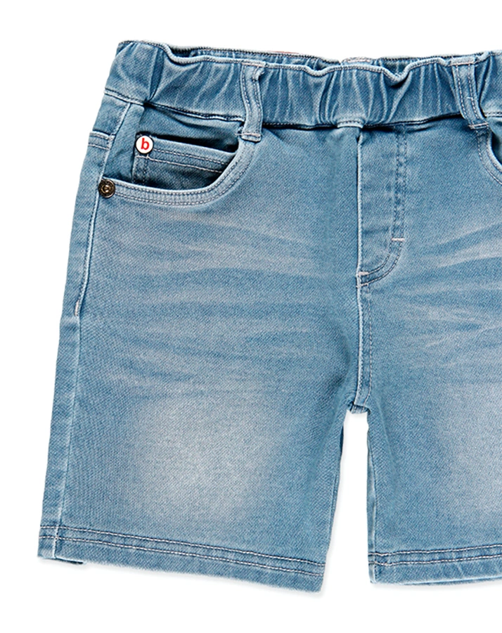 Jeans-Shorts STRETCH in light blue denim