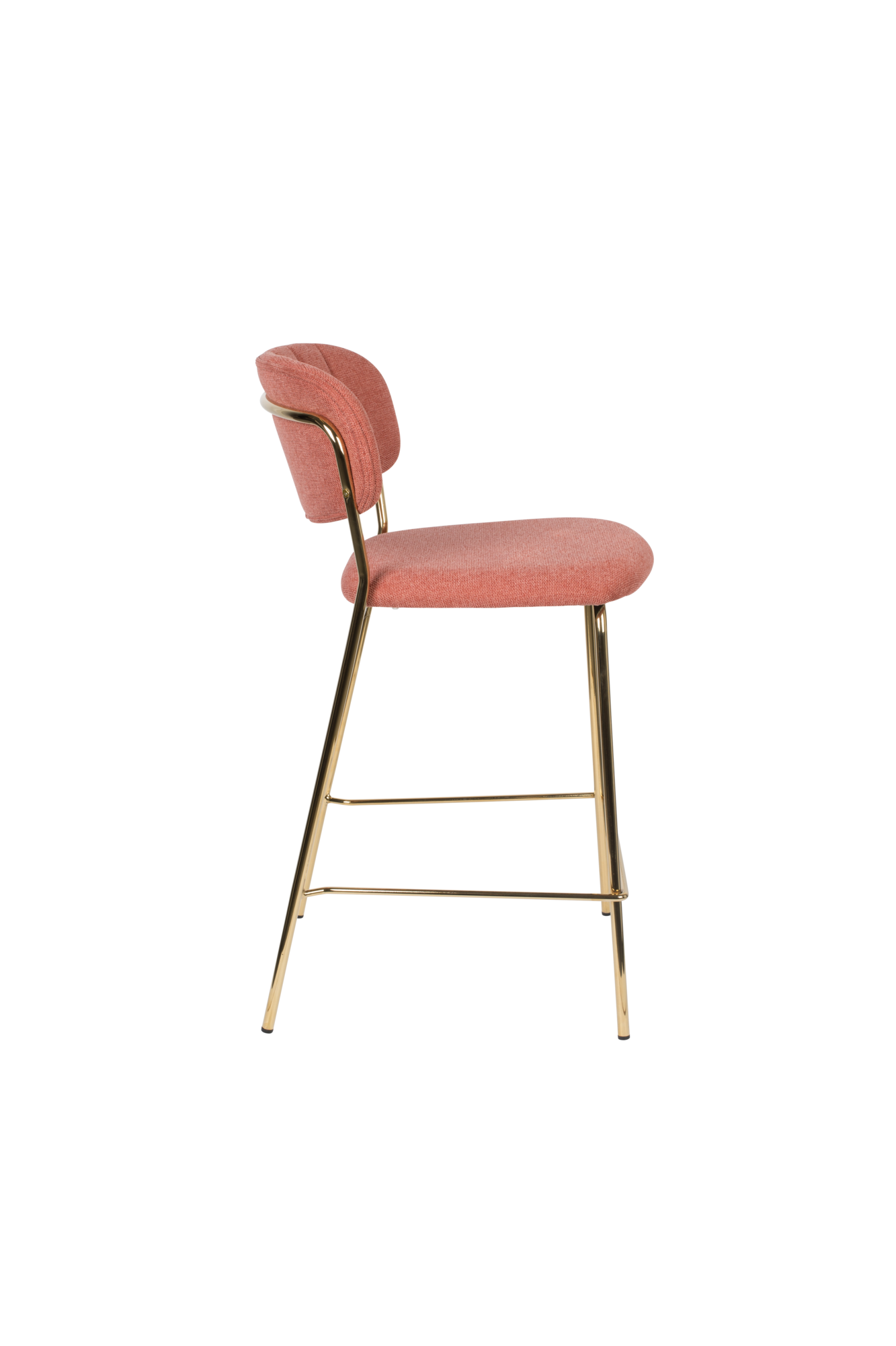 Barkruk Jolien goud/roze - set van 2