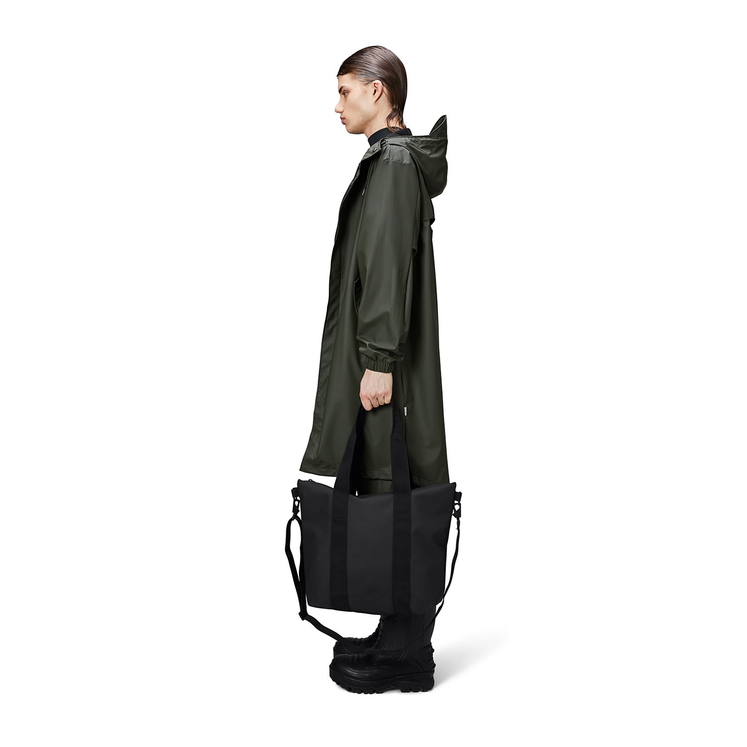 Rains Tote Bag Mini W3 black