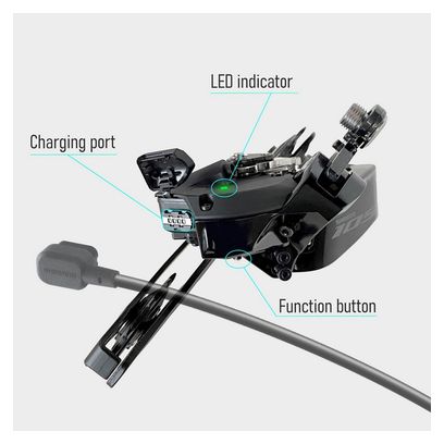 Dérailleur Arrière Shimano 105 Di2 RD-R7150 2x12V Noir