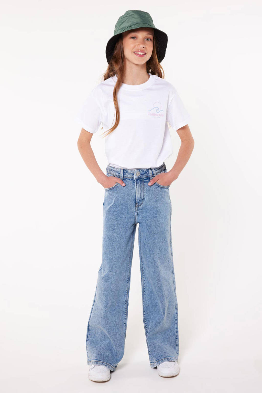 America Today wide leg jeans Olivia Jr light blue denim