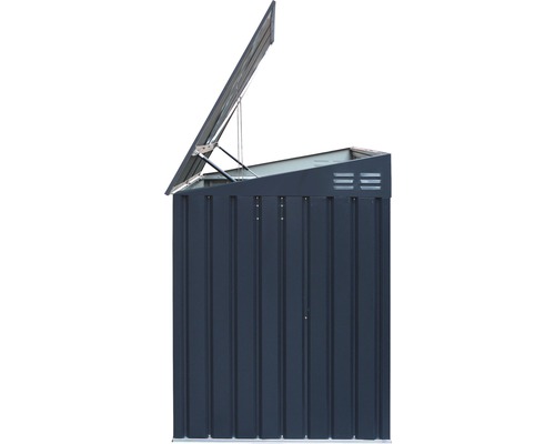 WESTMANN vuilnisbak voor 2 vuilnisbakken incl. gasveren 172 x 100 x 131 cm antraciet