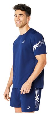 Maillot manches courtes Asics Icon Bleu Homme