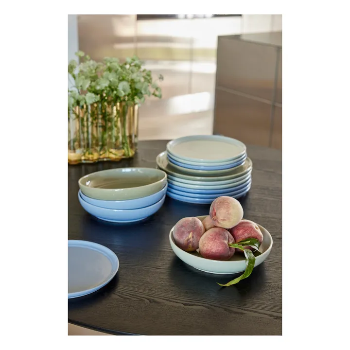Hübsch Assiette Amare | Bleu Clair