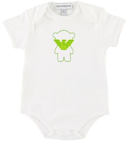 Emporio Armani Body k/æ - 2-pak - Hvid m. Logo