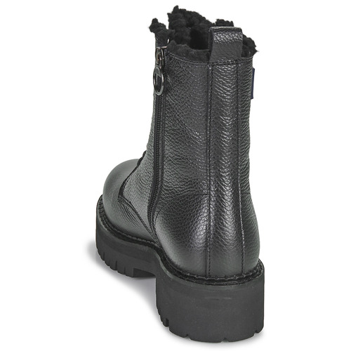 Tommy Jeans - TJW URBAN BOOT TUMBLED LTR WL - Noir