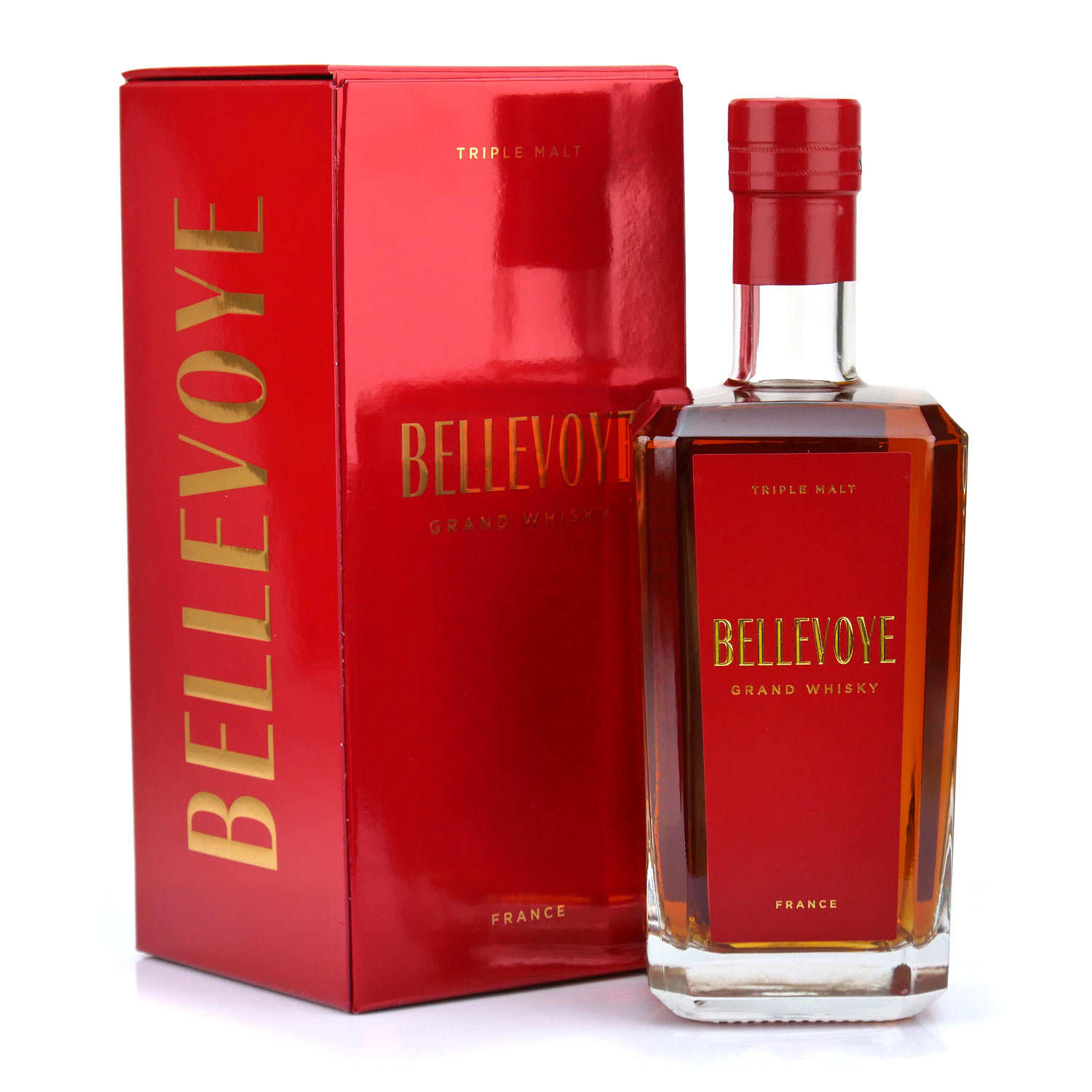 Whisky français Bellevoye rouge 43%