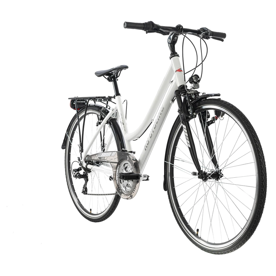 KS Cycling Trekkingrad Damen 28“ Canterbury 21 Gang weiß Tourenlenker weiß