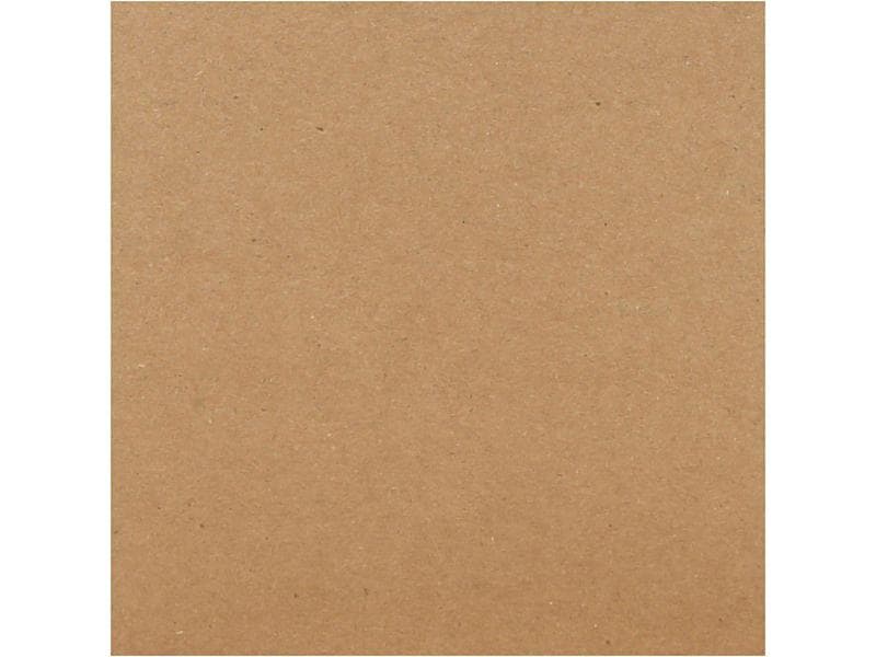 Creativ Company Blankokarte 15 x 15 cm 50 Sets, Braun Karten Kraftpapier