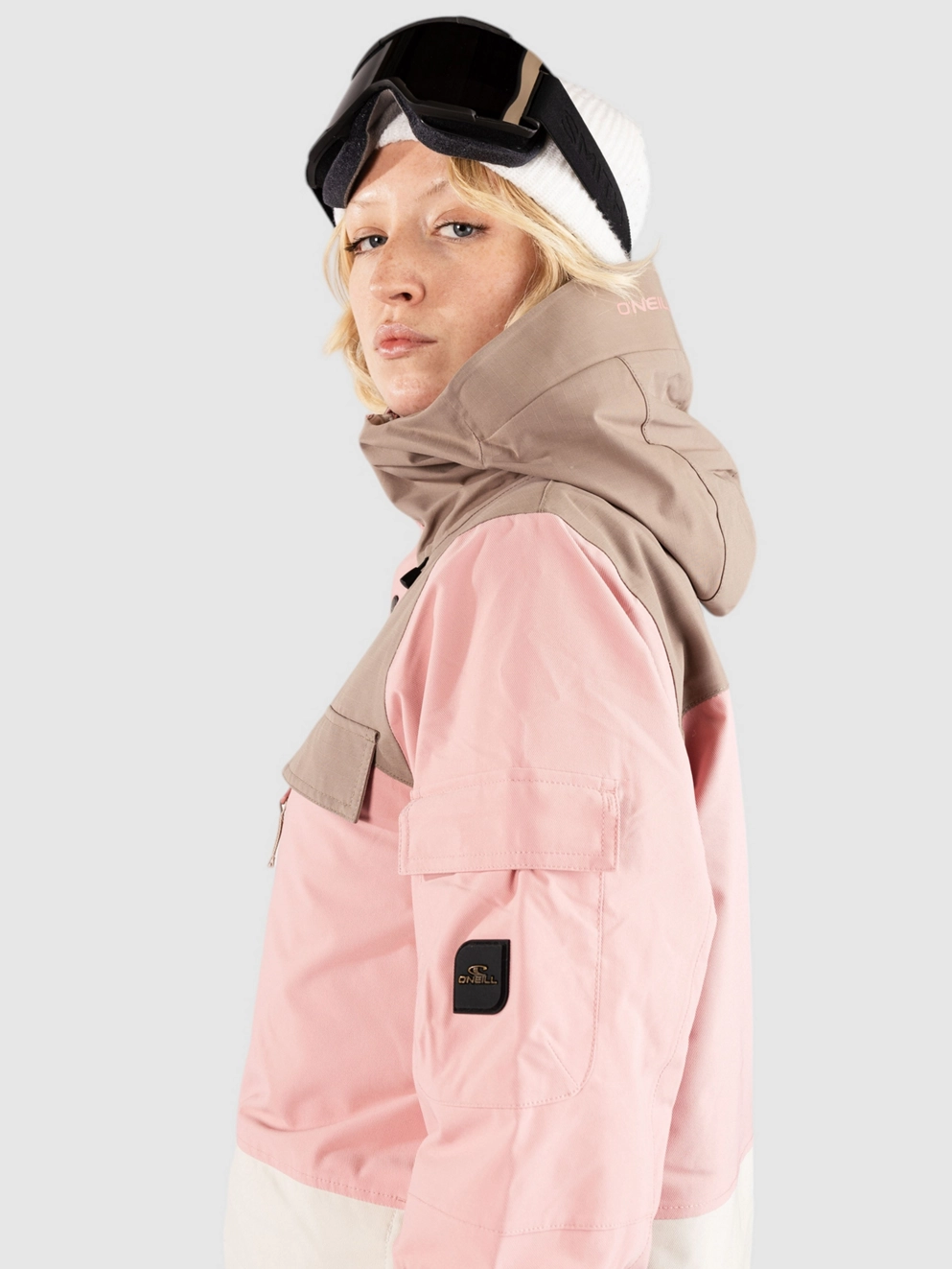 O'Neill Utility Pro Hybrid Jacket genuine pink colour block