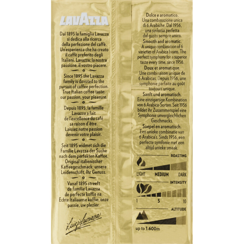 Lavazza Qualità oro ground coffee