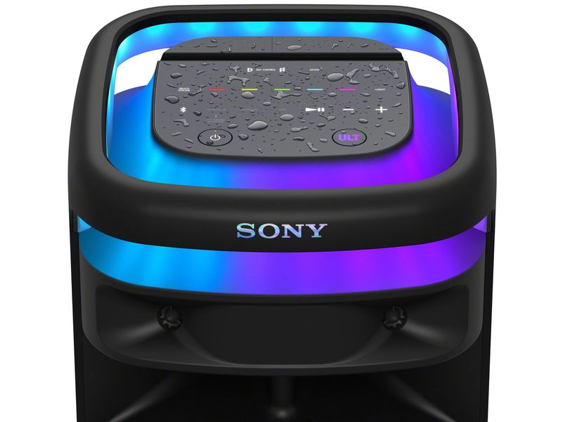 Sony Bluetooth Speaker ULT Tower 10 Schwarz Tragbarer Bluetooth Party-Lautsprecher