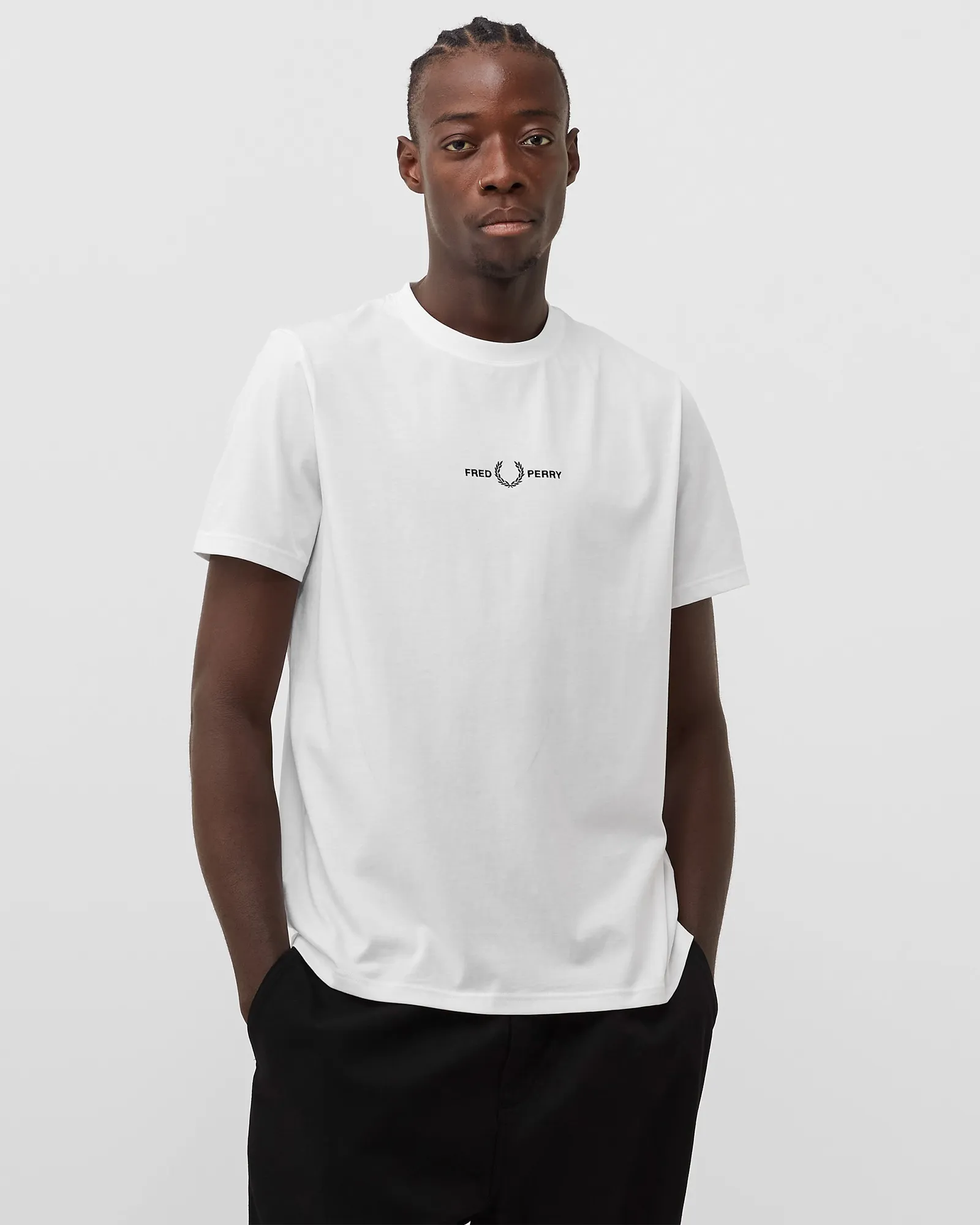 Fred Perry Embroidered T Shirt