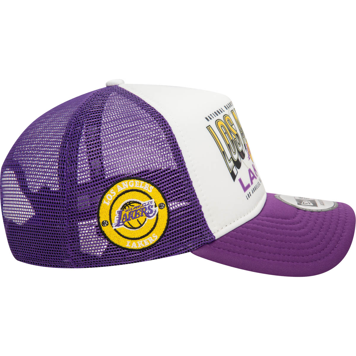 New Era NBA Team Colour Los Angeles Lakers Trucker Snapback Cap