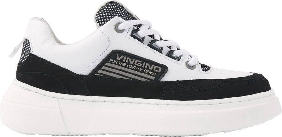 Vingino Ethan Lage sneakers Leren Sneaker Blauw