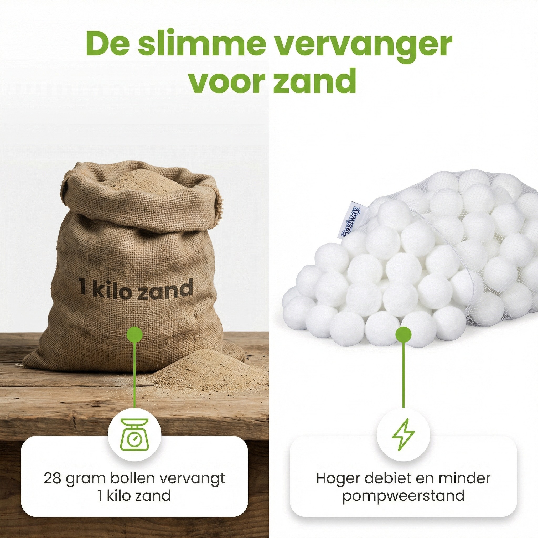 Bestway Flowclear polysphere filterbollen