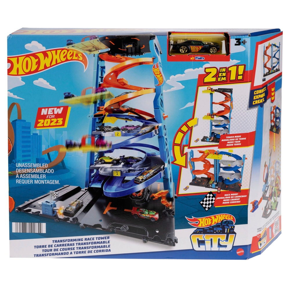 Hot Wheels City Verwandlungs-Rennturm-Set