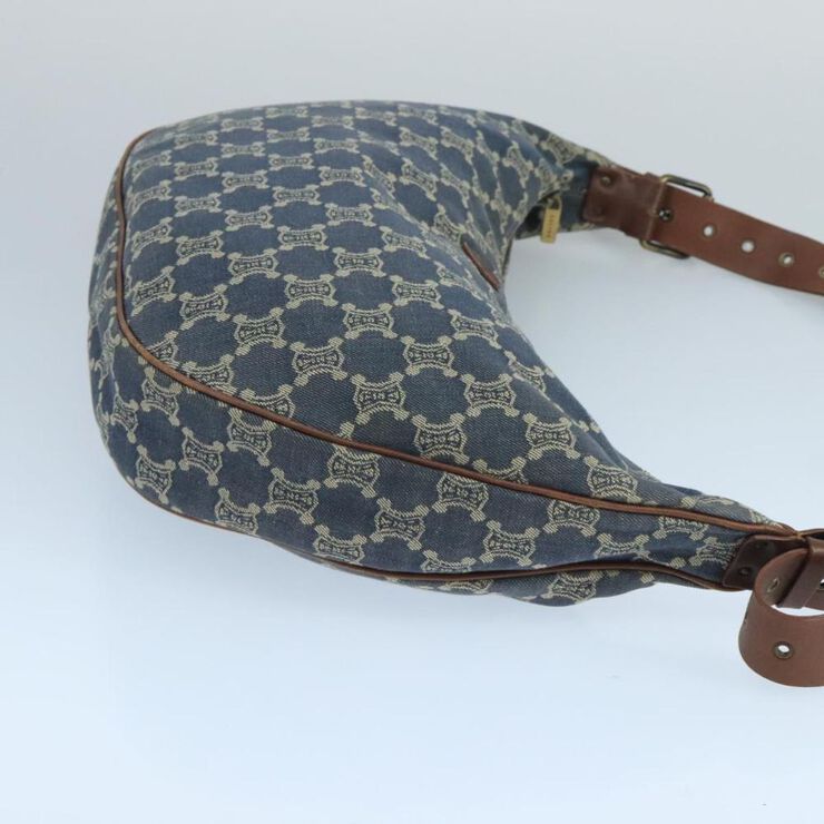 Celine Vintage Celine Shoulder Bag Blue