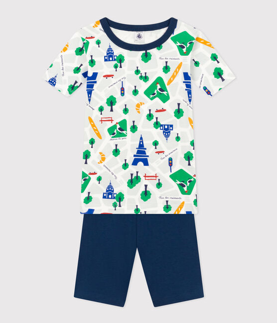 Pyjama short imprimé Paris en coton enfant