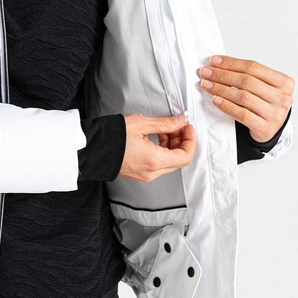 Veste de ski DARE 2B GLACIAL JKT WHITE/BLACK