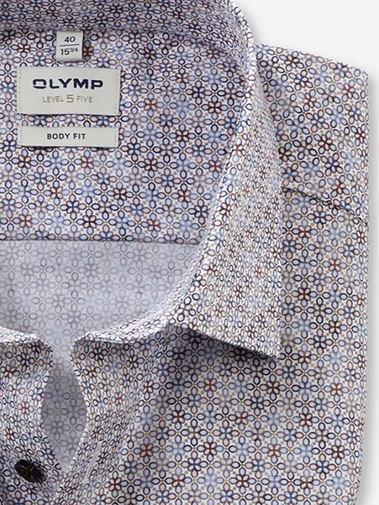 OLYMP LEVEL FIVE Hemd Slim Fit  braun