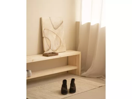 Peinture à l'huile décorative faite à la main sans cadre 80x100cm - FLORENS - DECOWOOD