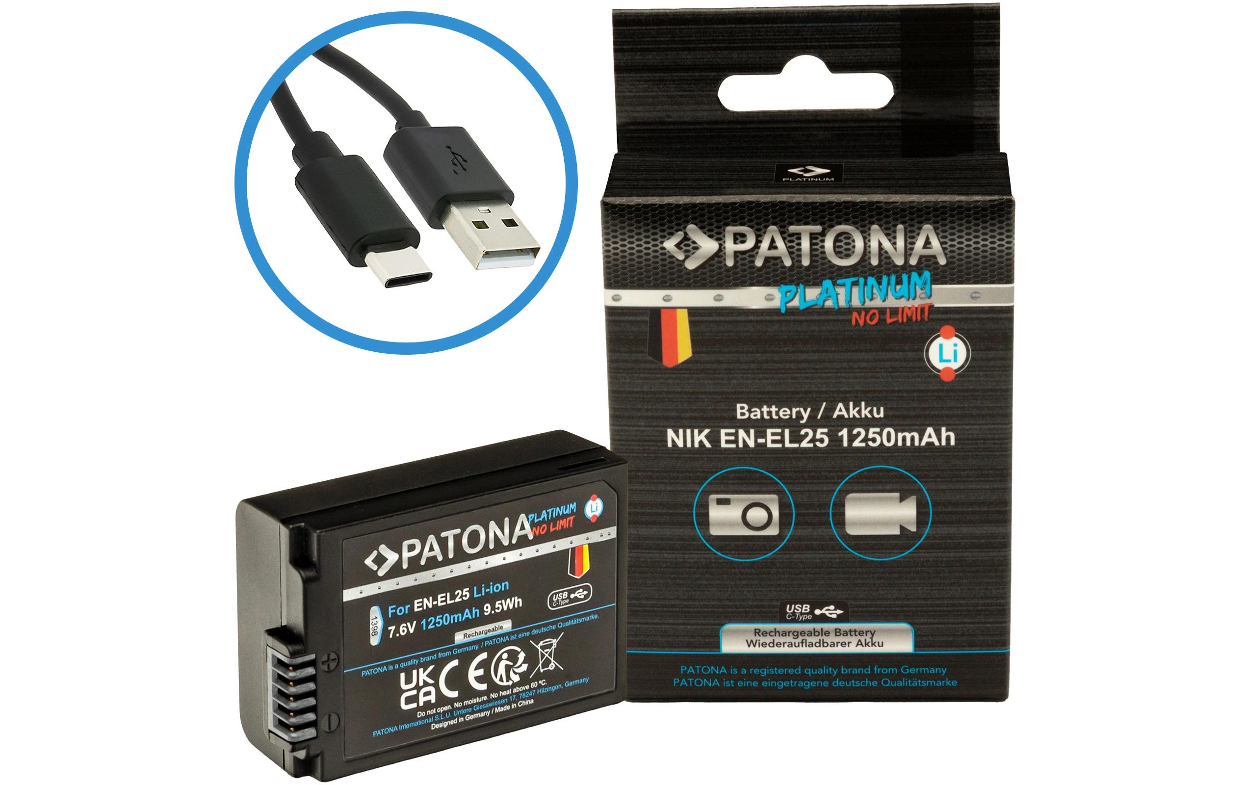 Platinum Akku für Nikon EN-EL25Platinum Batteriesatz für Nikon