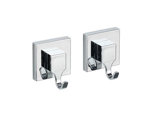 WENKO - Distributeur de savon Lot de 2 crochets mural quadro