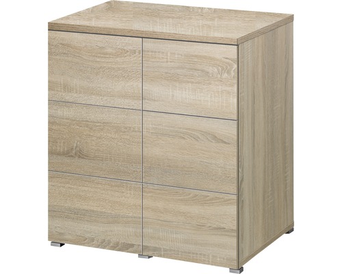 EHEIM proximaTEC 175 aquariumcombinatie inclusief filter, LED-verlichting, verwarming en eikenhouten omkasting.