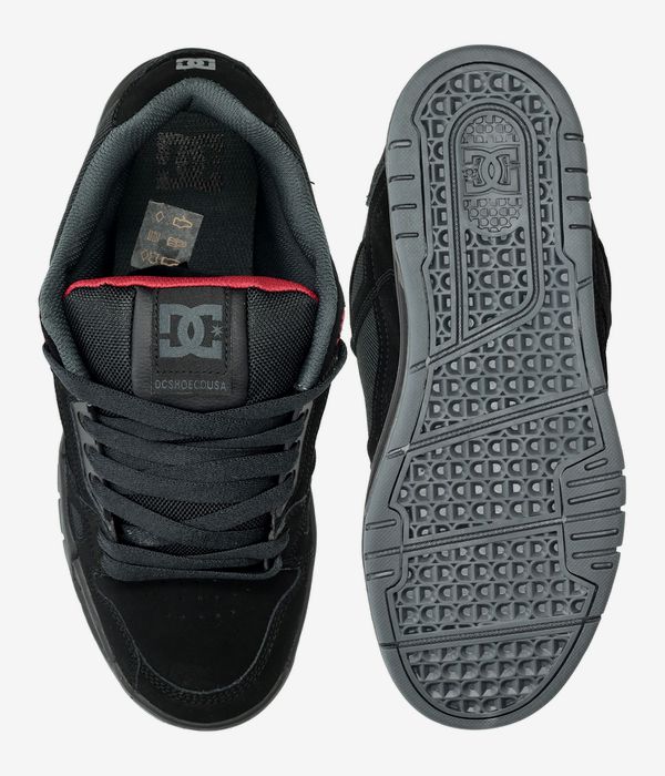 DC Stag Schuh (black grey red)